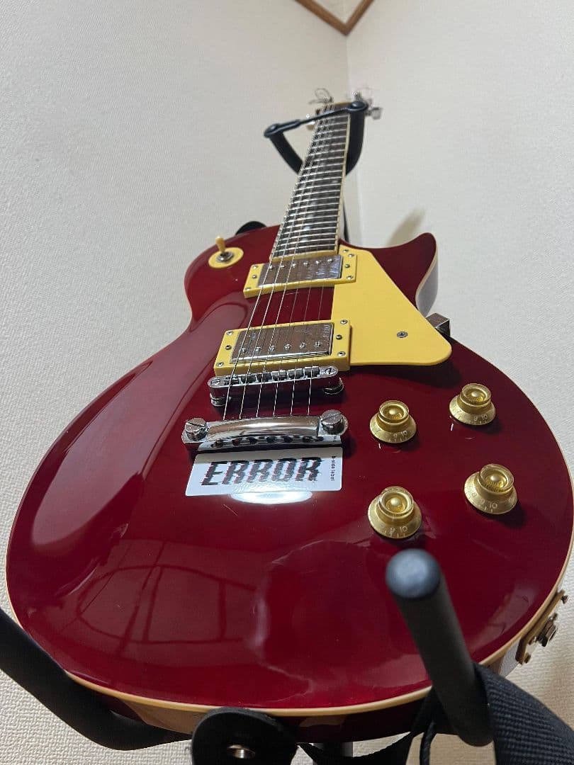 エレキギター レッド ハムバッカー レストパウルスタイル