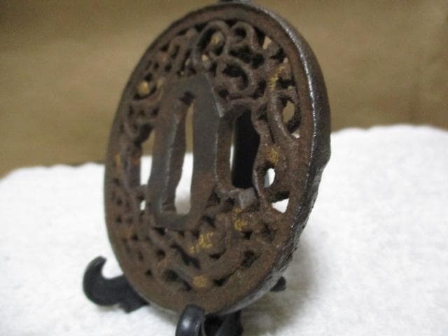 日本刀装具　鍔と目貫　R8-2