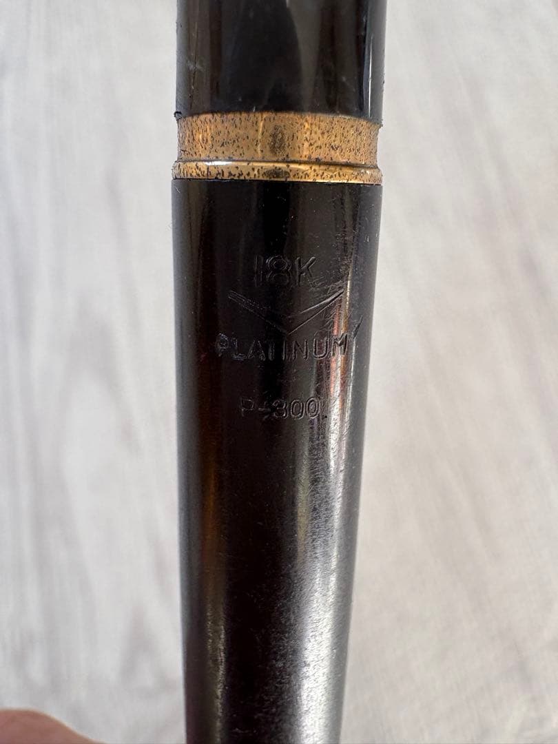 プラチナ万年筆　パイロット万年筆　エリート　ペン先18k 2本セット