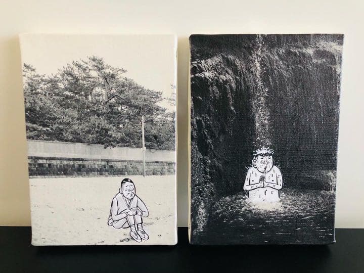 ESOW 原画  2点 SET --- 代官山 TSUTAYA展示作品