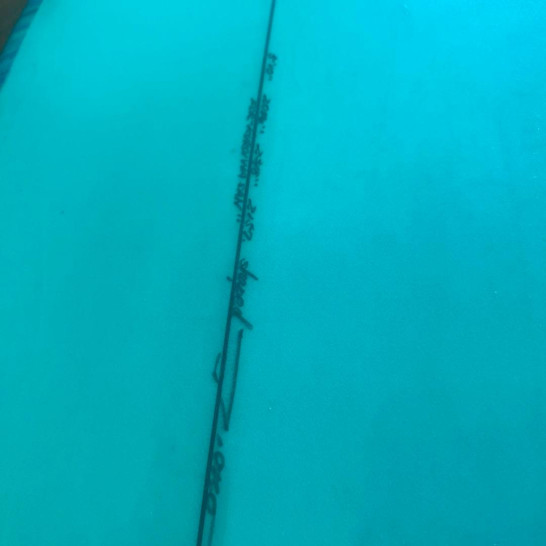 ONサーフボード　ツイン　フィッシュ　ハンドメイドキールフィン付