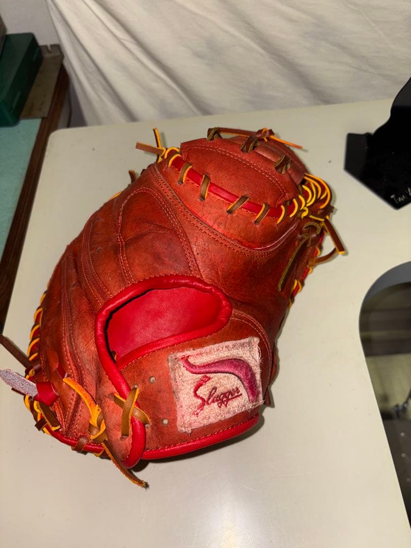 久保田スラッガー軟式キャッチャーミット　リペア品