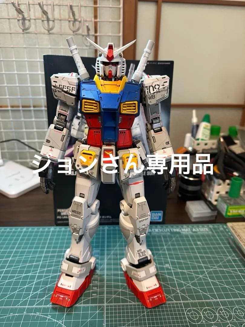 PG UNLEASHED 1/60 RX-78-2 ガンダム 光沢全塗装完成品