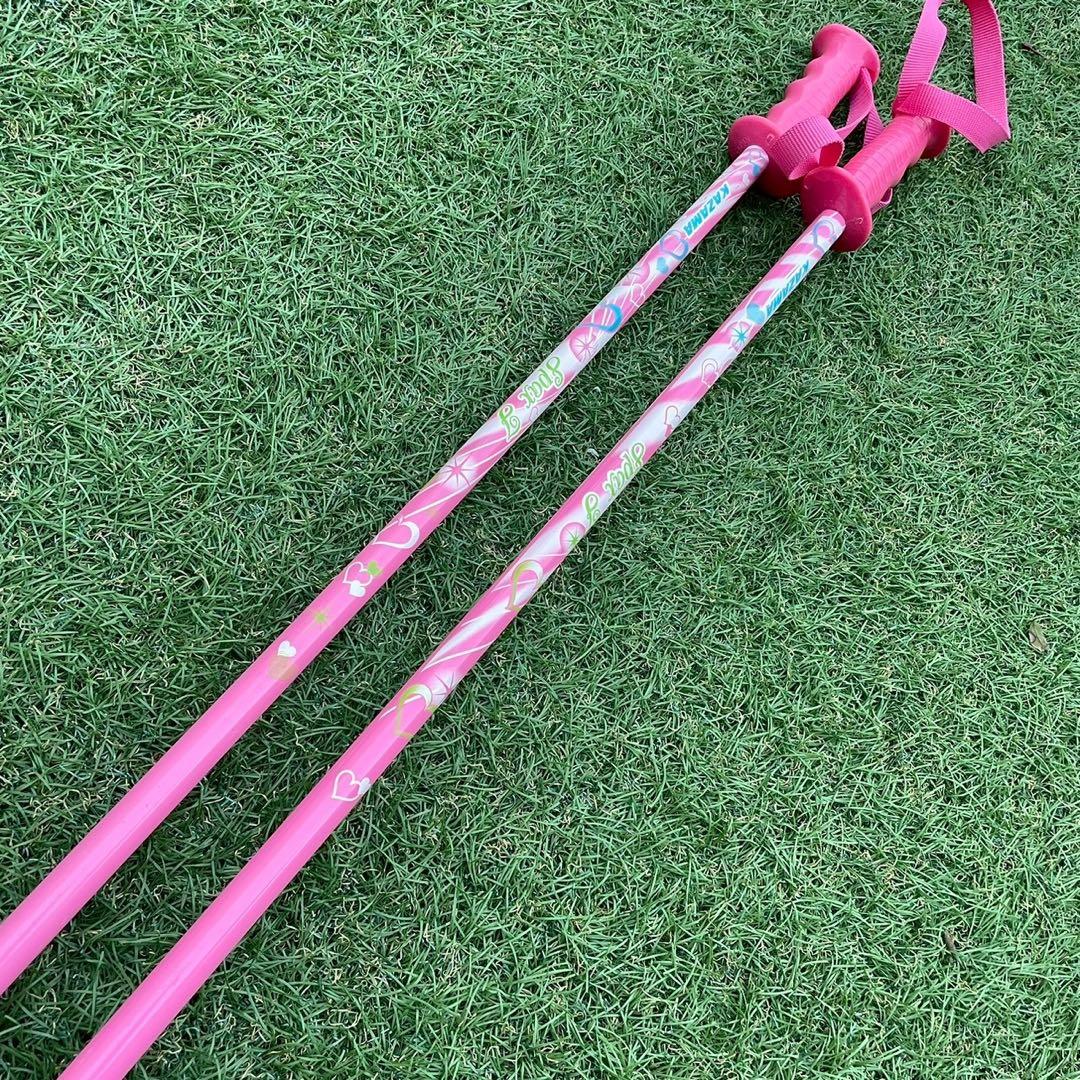 スキー　子ども　ジュニア　3点セット　スキー板　ブーツ　ストック　kazama