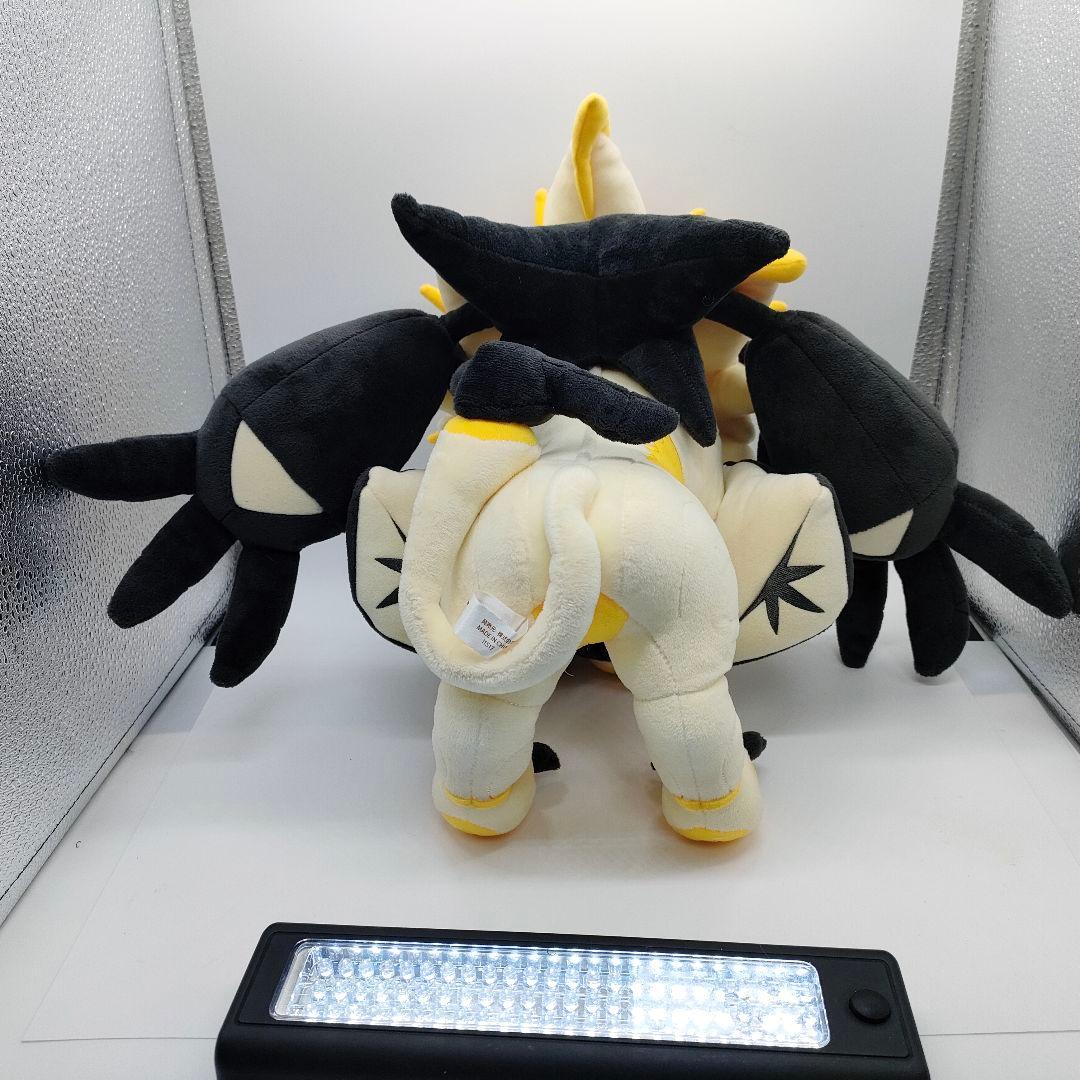 希少　ポケモンセンター　ソルガレオ　ぬいぐるみ　たそがれのたてがみ　ネクロズマ