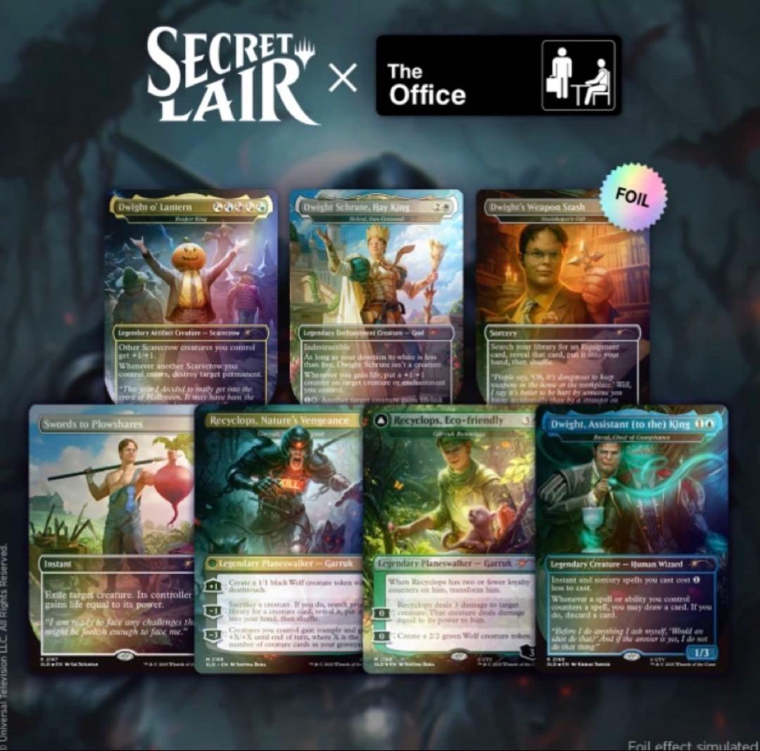 MTG Secret Lair x The Office Foil 未開封
