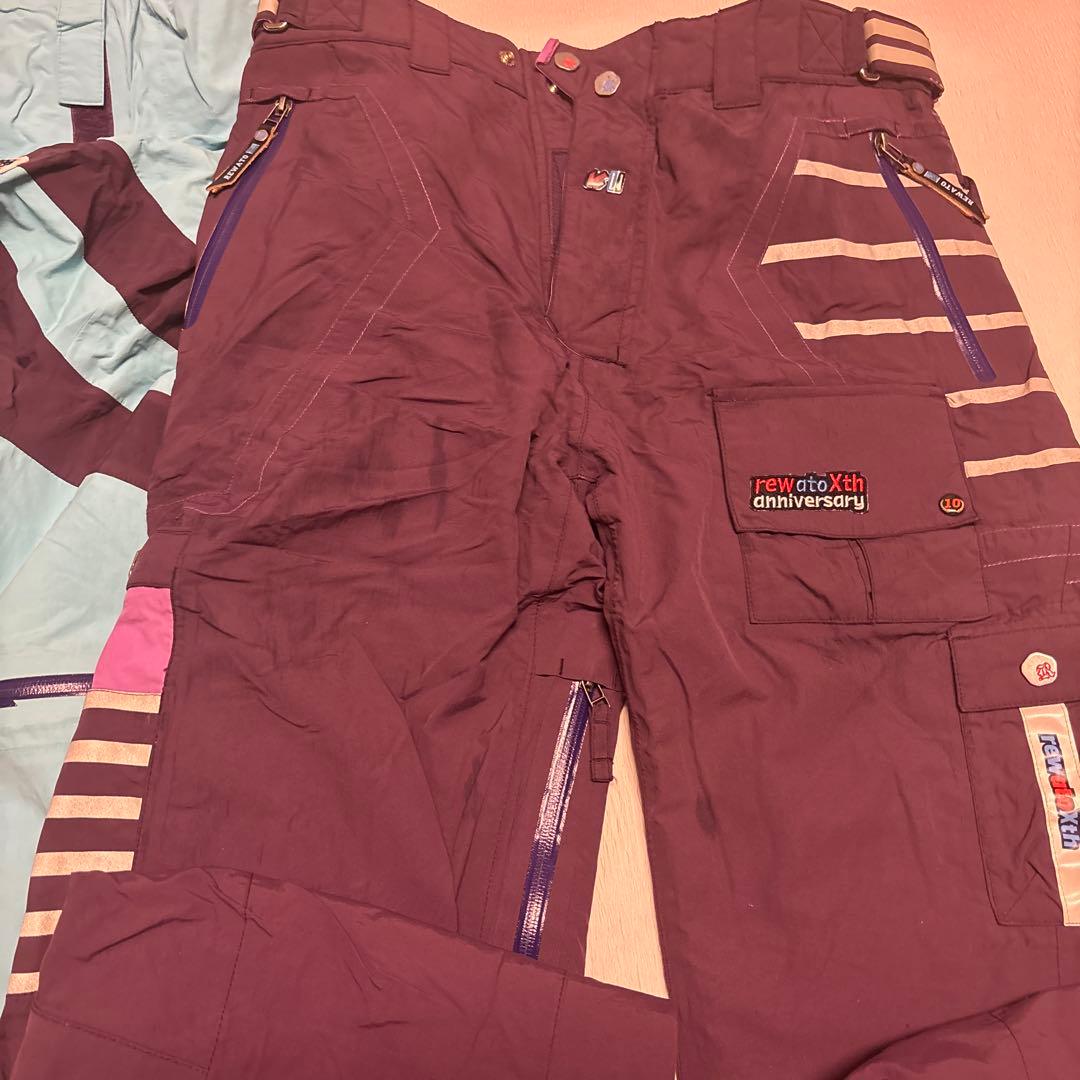 REWのスノーボードウェアセット