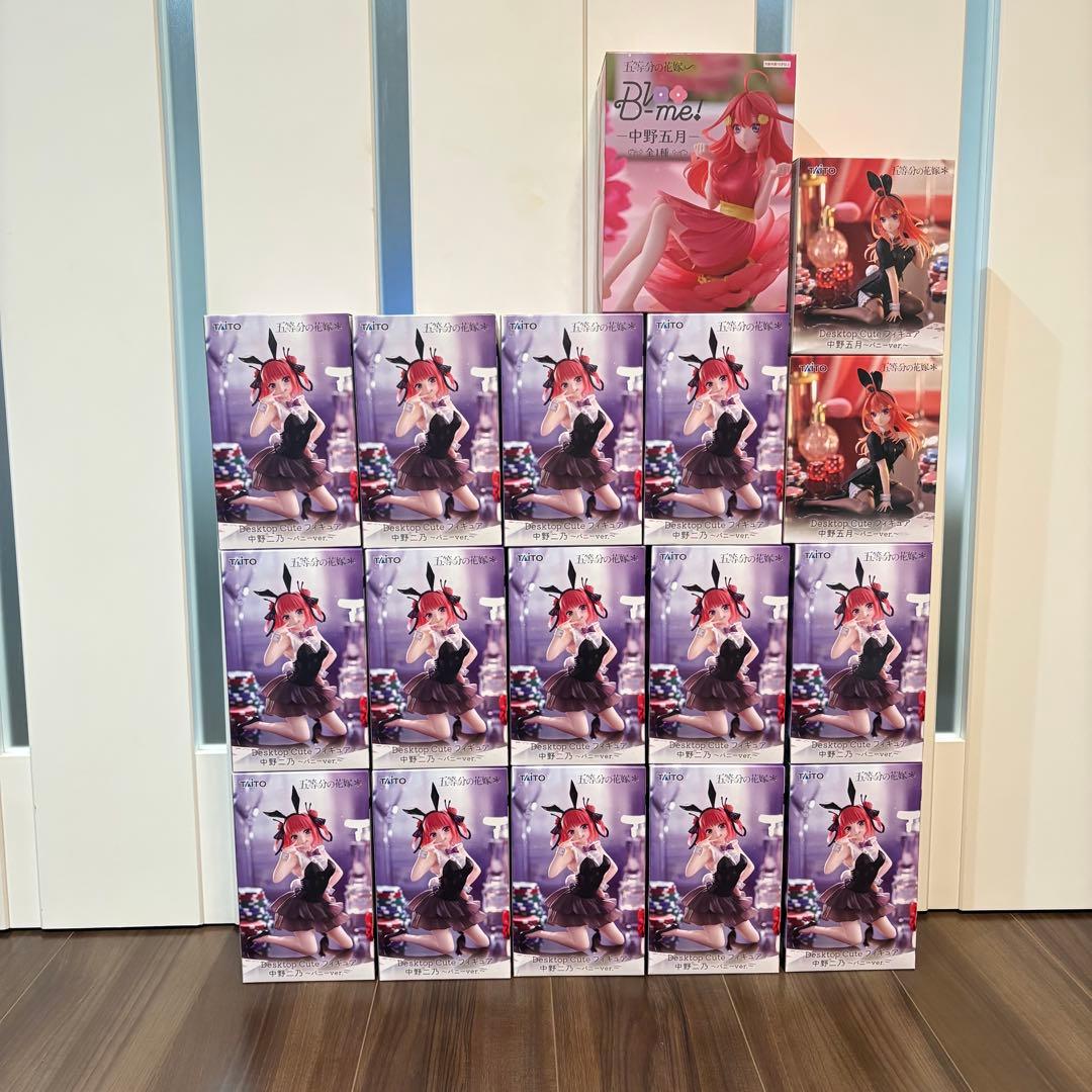 五等分の花嫁　中野二乃　中野五月　Desktop Cute フィギュア　まとめ売