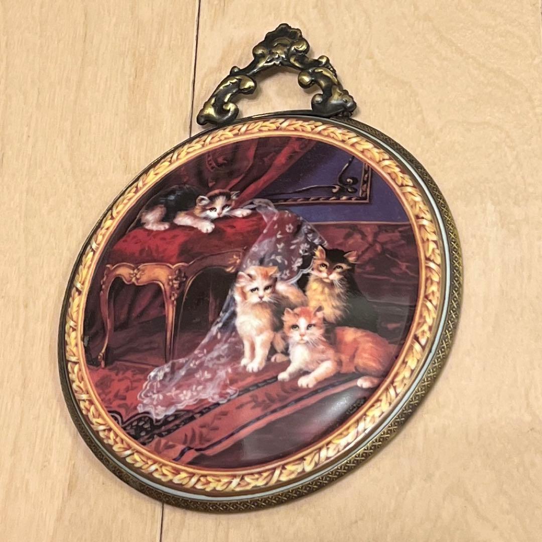 マイセン　Meissen 猫プラック