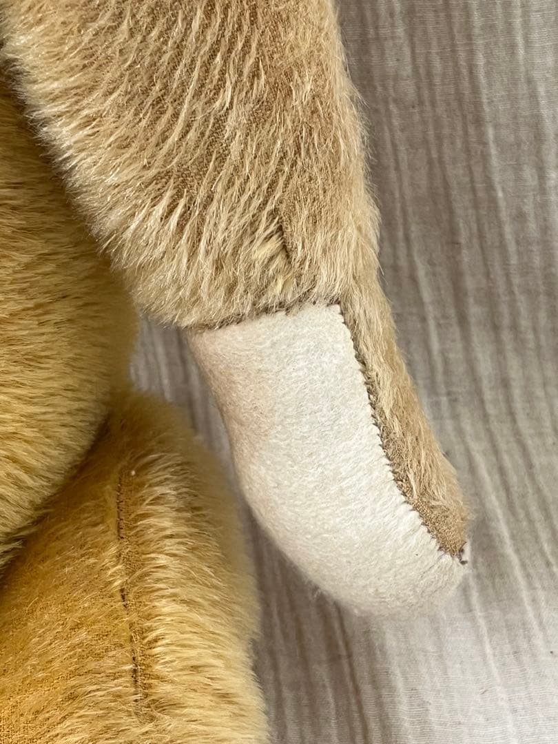 アンティークヴィンテージ英国製大きなテディベア ぬいぐるみベアくまドール