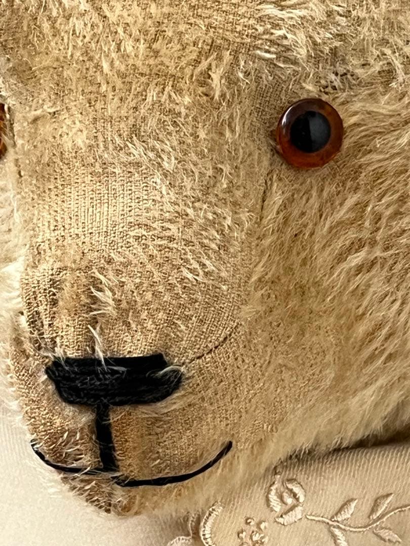 アンティークヴィンテージ英国製大きなテディベア ぬいぐるみベアくまドール