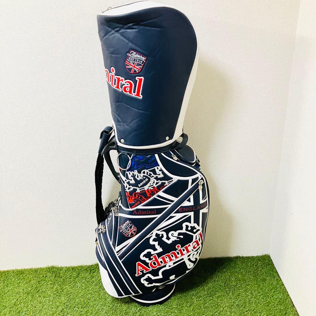 アドミラル キャディバッグ ユニオンジャック 風デザイン カート式 メンズ 国旗