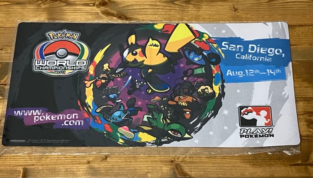 ポケモンワールドチャンピオンシップ　wcs2011 サンディエゴ　プレイマット