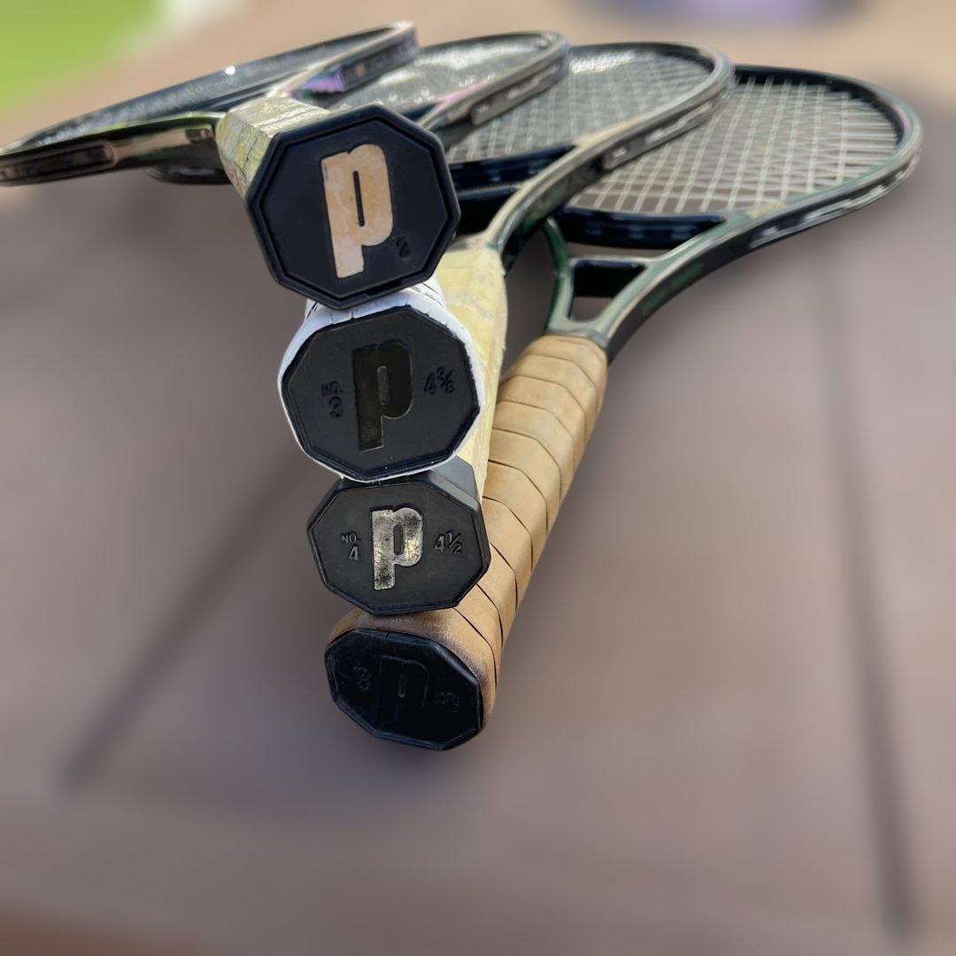 テニスラケット(4本)、Prince Graphite Oversize