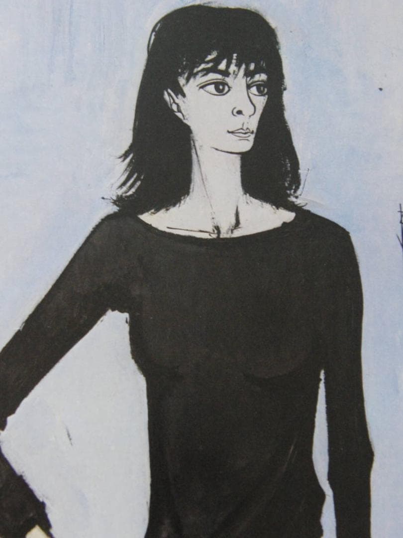 ベルナール・ビュッフェ、「Annabel en blue-jeans」