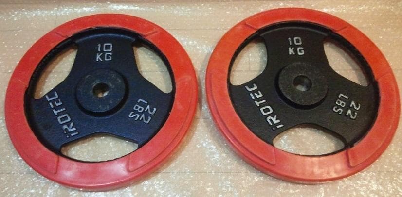 アイロテック 10kg 2枚セット プレート ラバー iROTEC ダンベル