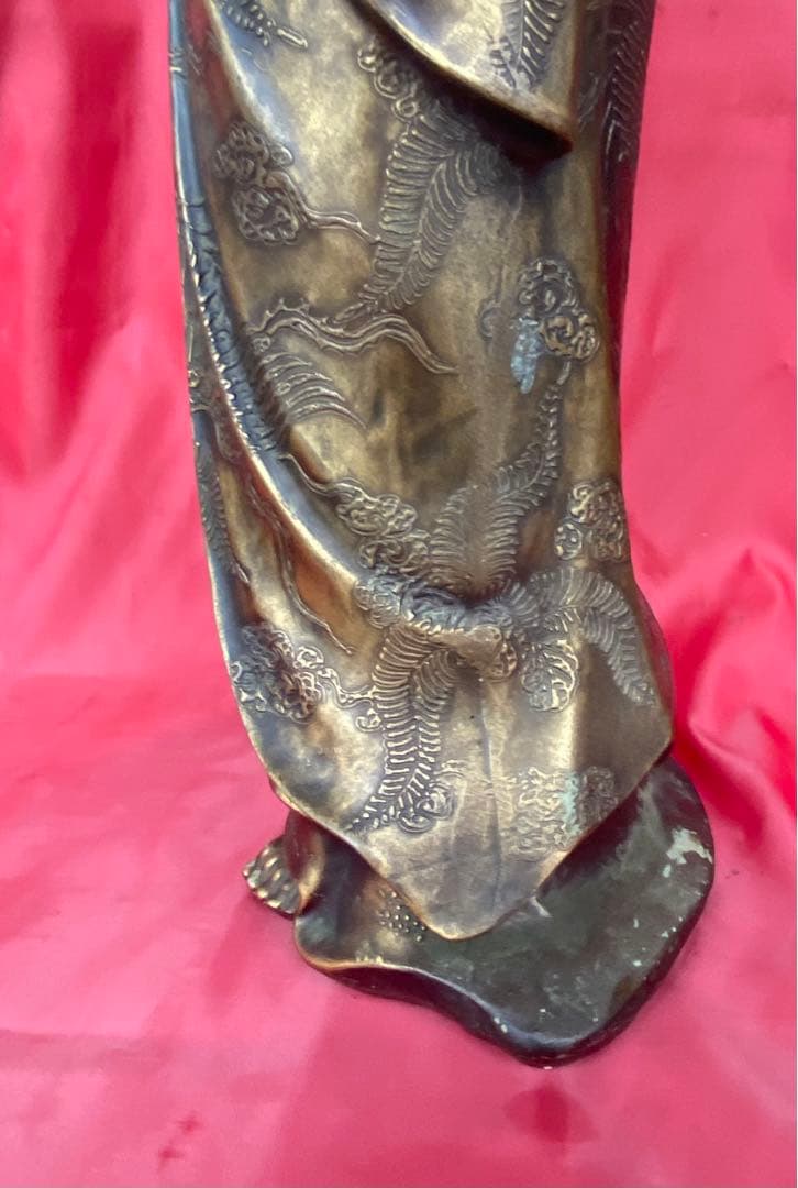 仏像 古美術 骨董 銅製観音菩薩 観世音菩薩 観自在菩薩 救世菩薩 コレオーク品