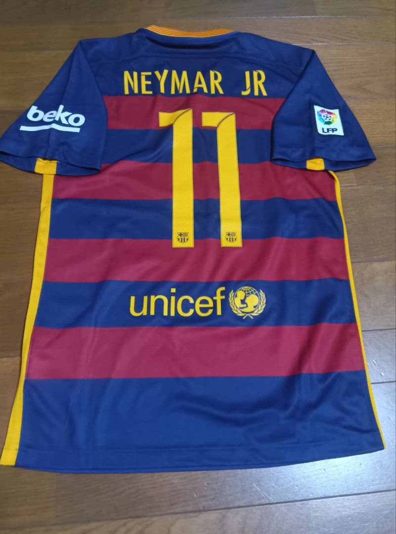 2015-16 バルセロナ　ホーム　ネイマール　11番　美品　当時物　新品未使用
