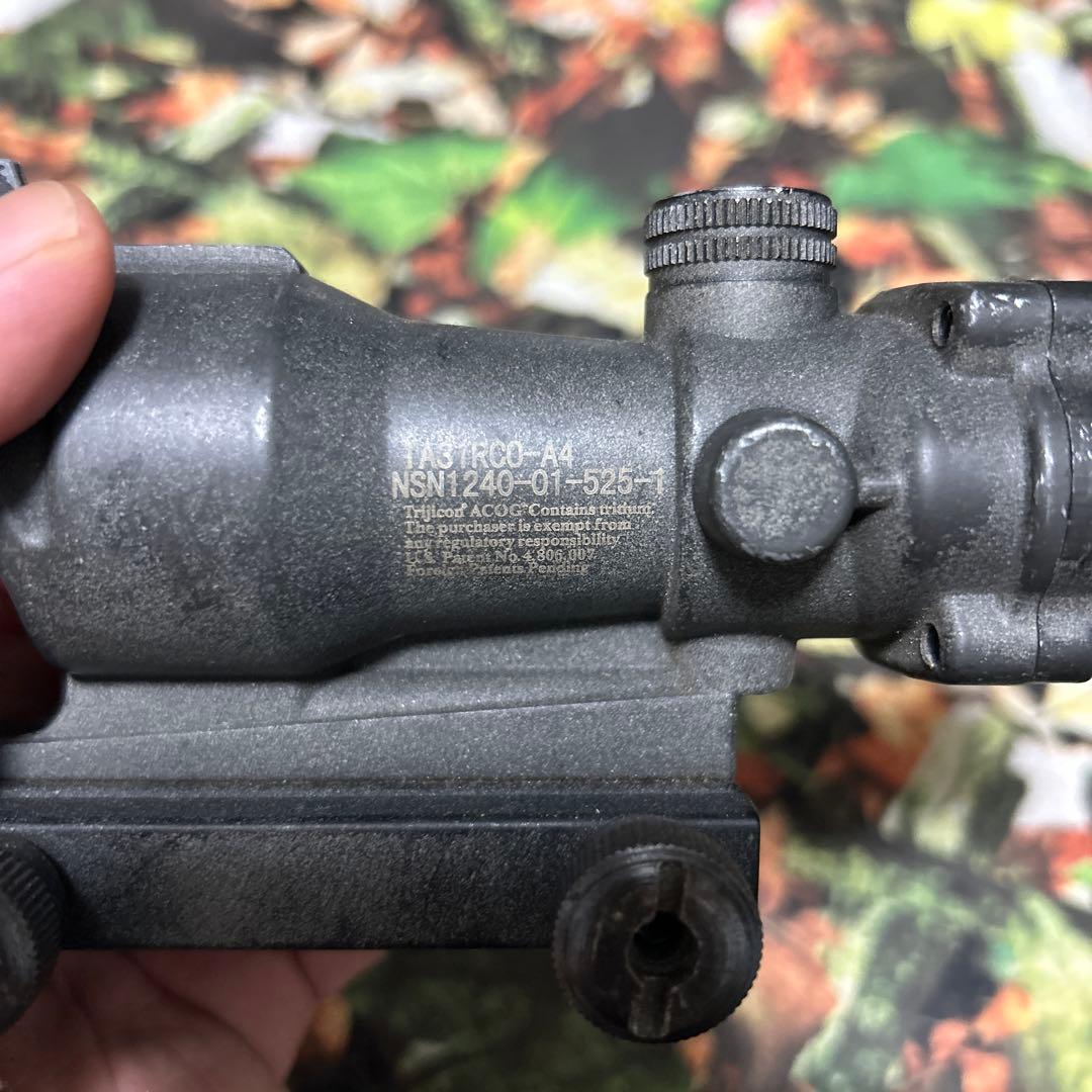 トリジコン Trijicon ACOG 米軍　リアル刻印あり　4倍　スコープ