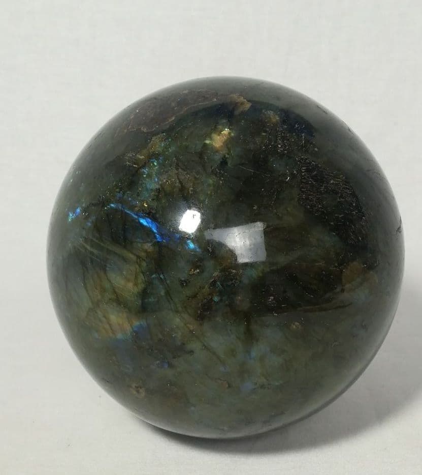 黒水晶　水晶玉　天然石　12cm　2.3kg　鑑賞石　パワーストーン