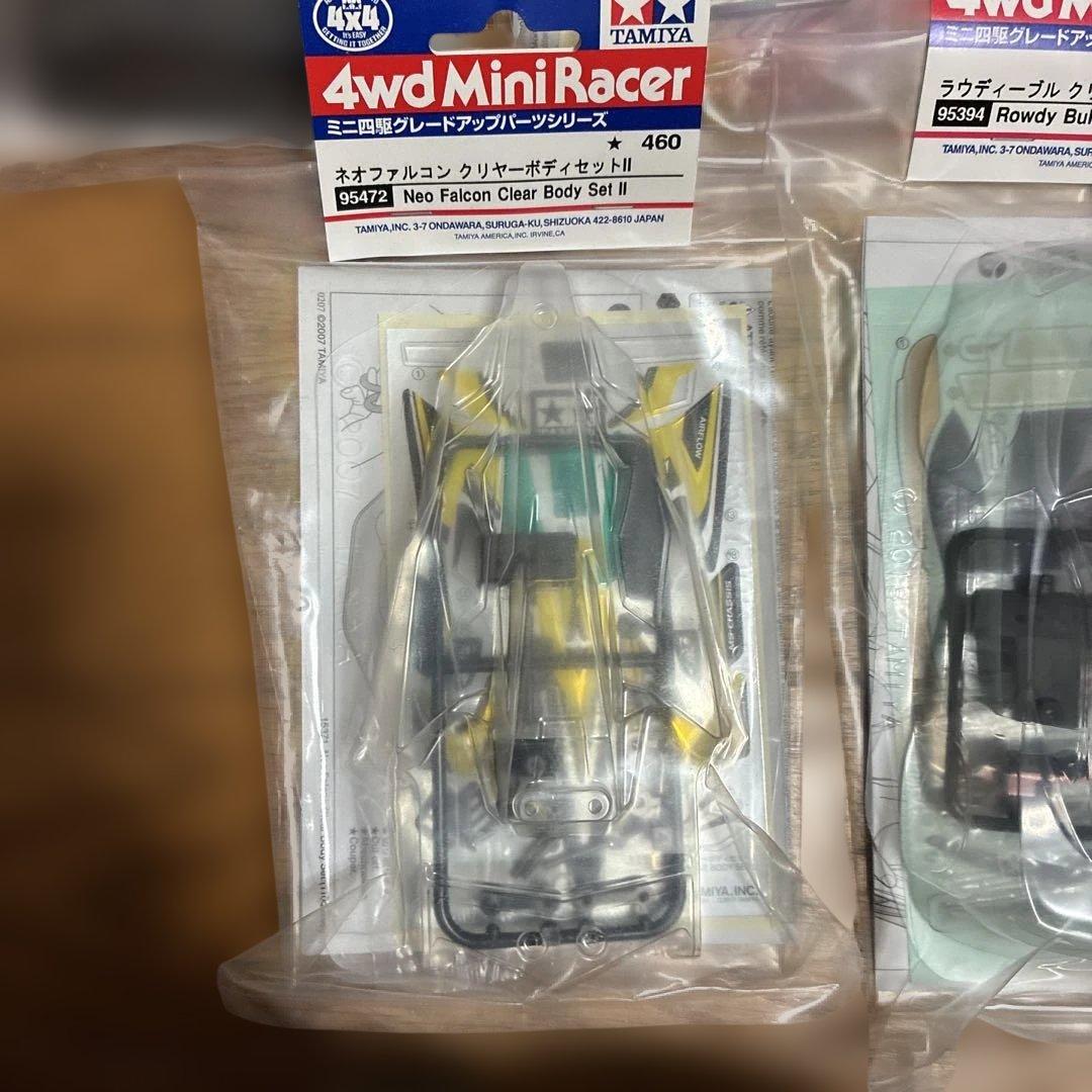 ミニ四駆　ポリカ　5点セット　ネオファルコン　バックブレーダー　ラヴディーブル