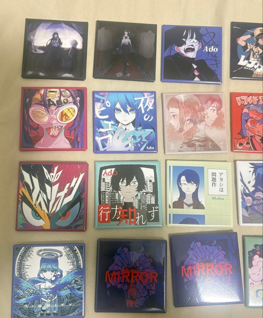 Ado こう見るとアタシも大きくなったもんねぇ〜 缶バッジ 31個