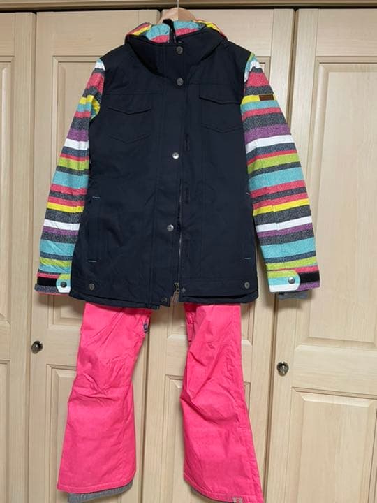 スキー　スノーボード　ウエア　ROXY 上下セット