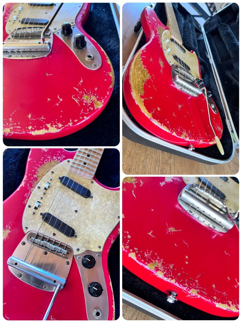 ⭐︎ハードレリック60sムスタングタイプフェスタレッド/ダイナミックトレモロ⭐︎