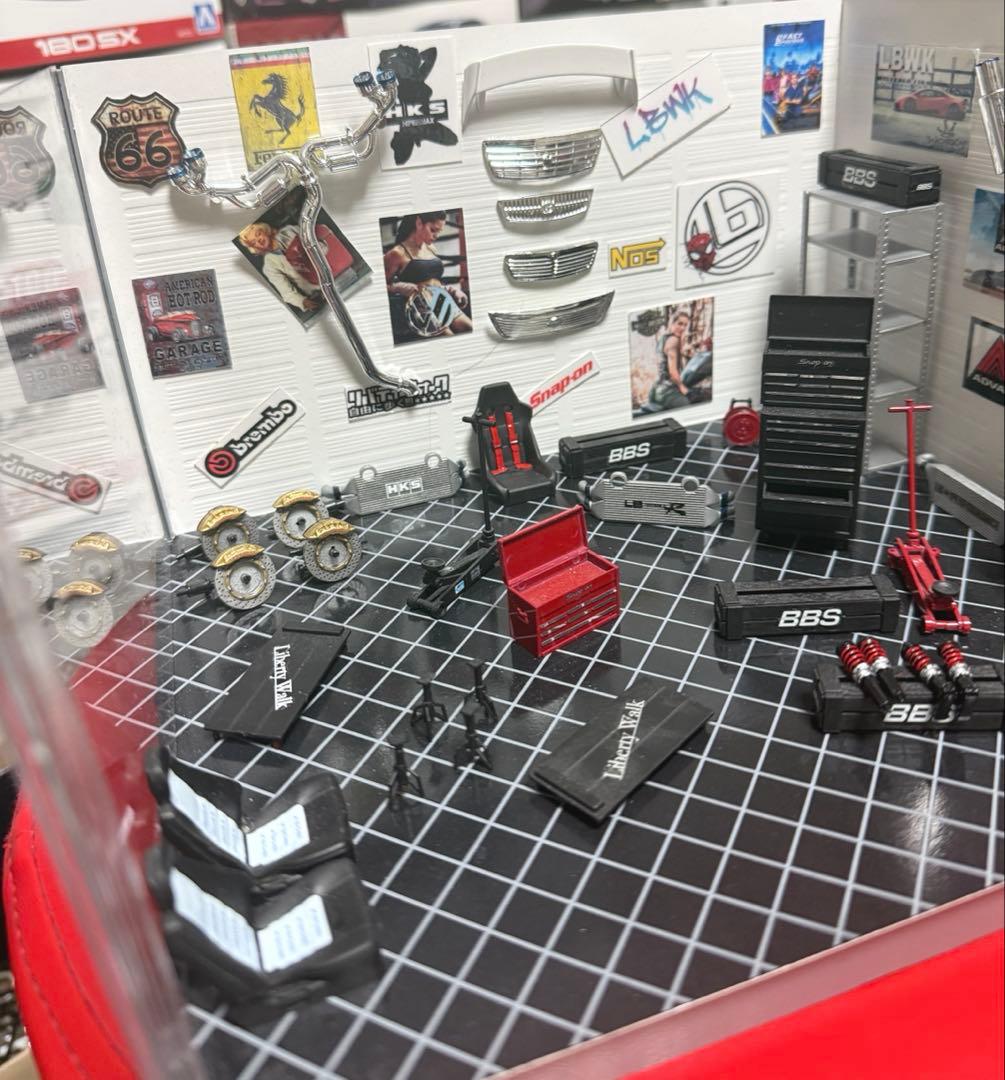 アオシマ/フジミ 1/24 ガレージ ジオラマ 即決OK