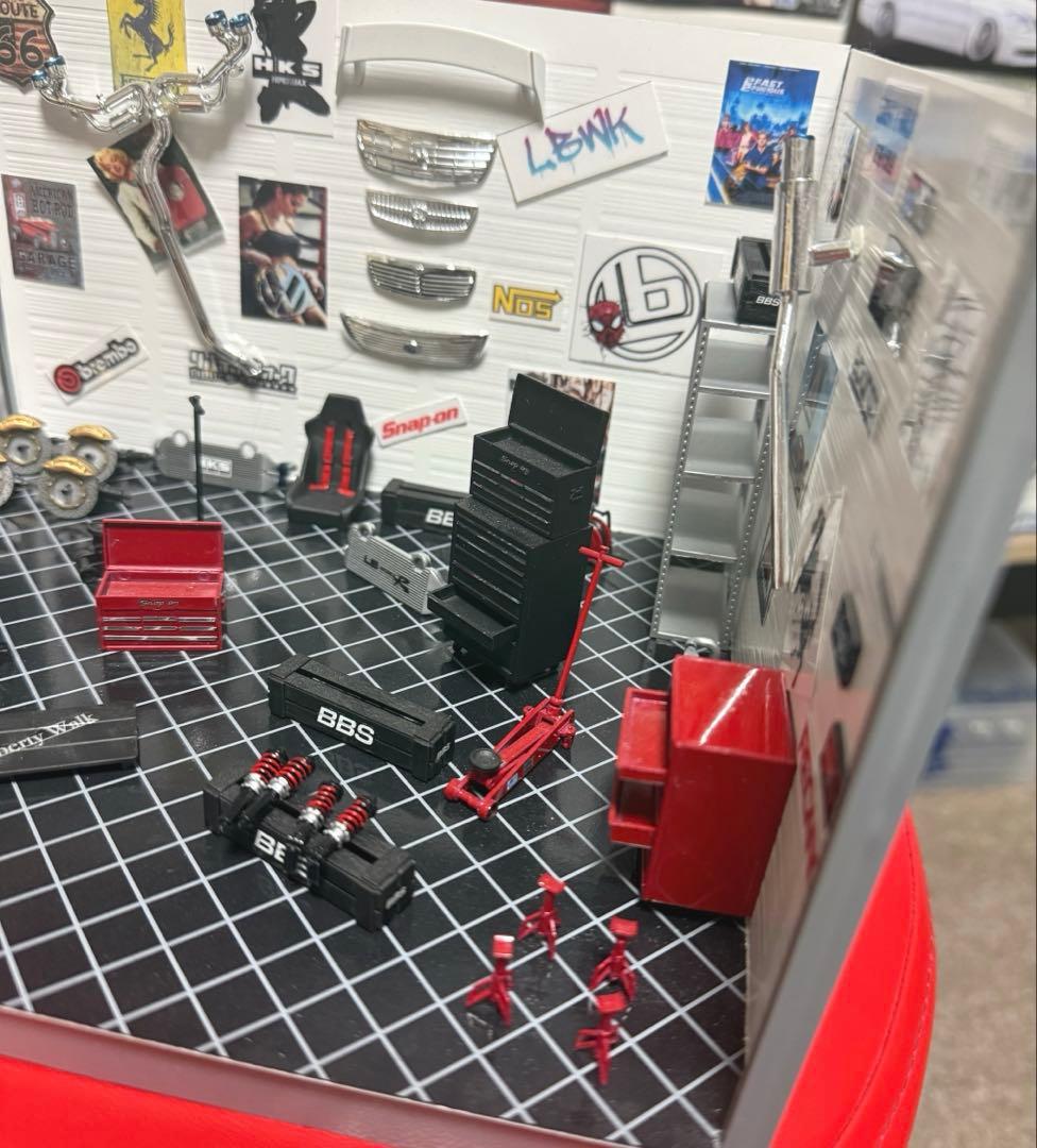 アオシマ/フジミ 1/24 ガレージ ジオラマ 即決OK