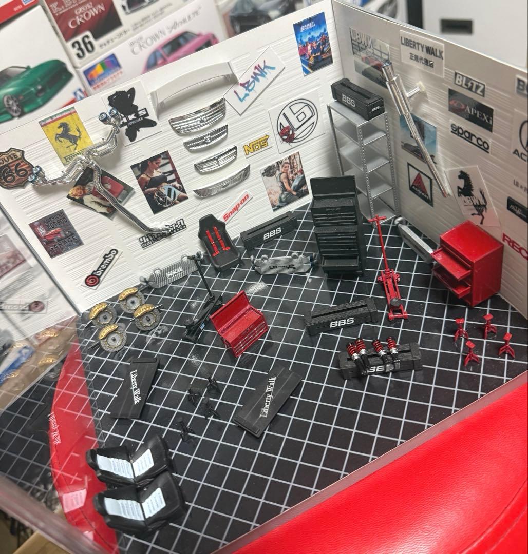 アオシマ/フジミ 1/24 ガレージ ジオラマ 即決OK