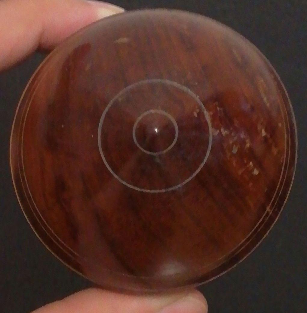 大綱宗彦書付　一笑庵好　木地　宝珠　共箱　時代布付　茶道具