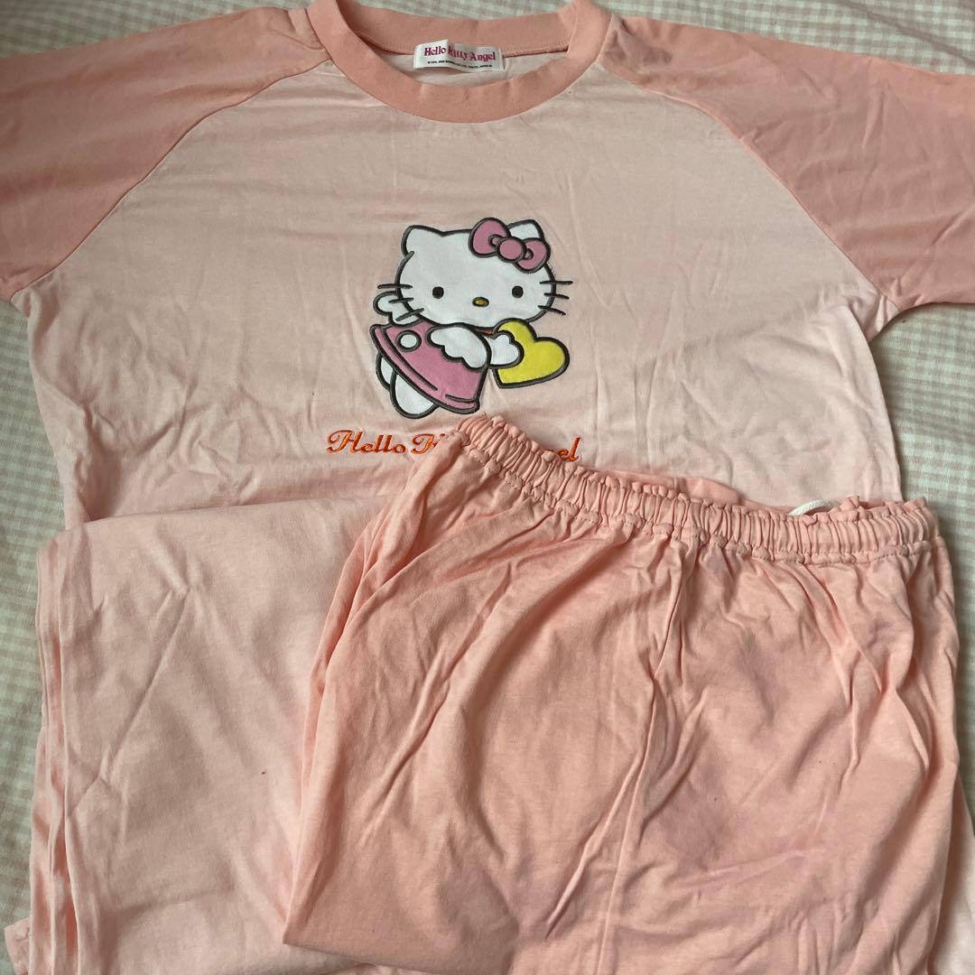 (未使用) ハロキティ　　　レディースパジャマ　Ｍ