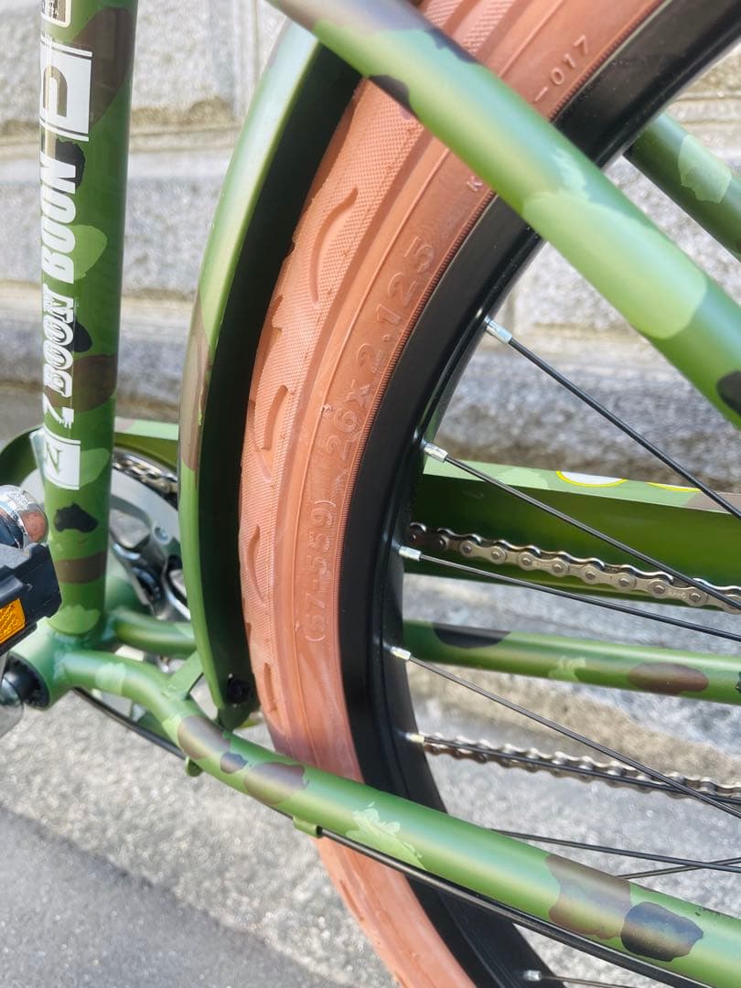 【新車】 ビーチクルーザー BOON 迷彩 26インチ 大阪