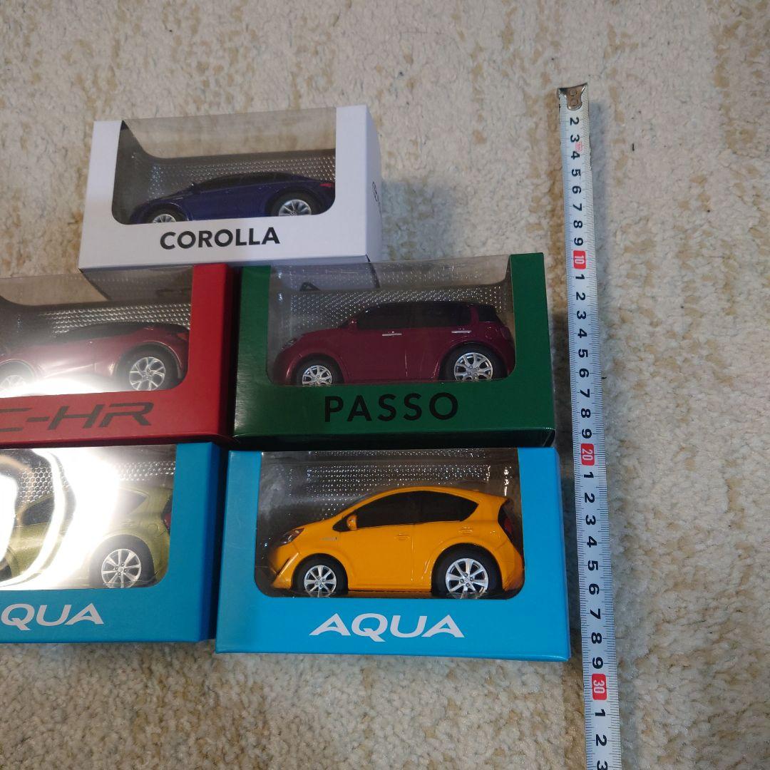 トヨタ　プルバックカーセット COROLLA C-HR PASSO AQUA