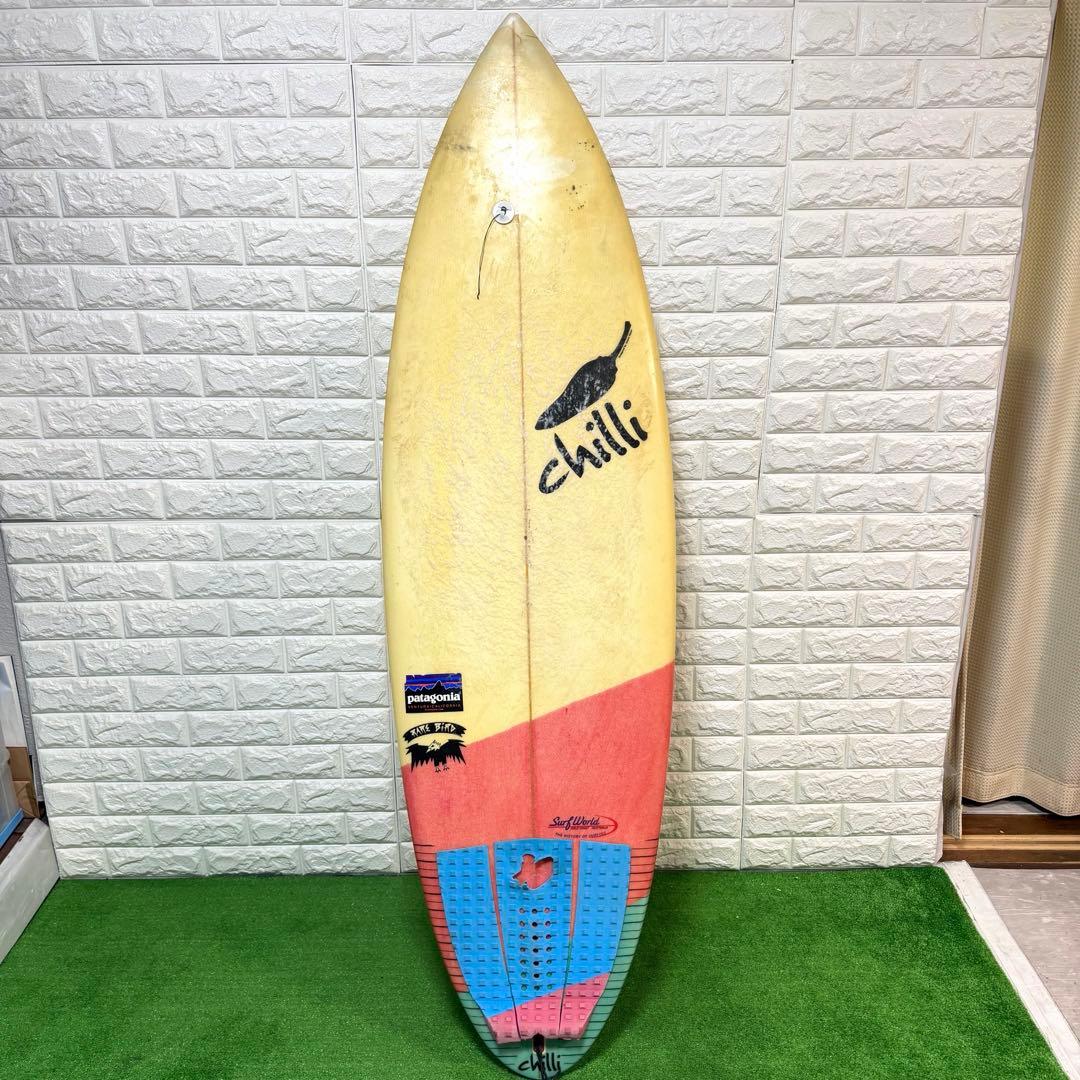 激レア　chilli ショートボード　5’7ft RAREBIRD クアッド