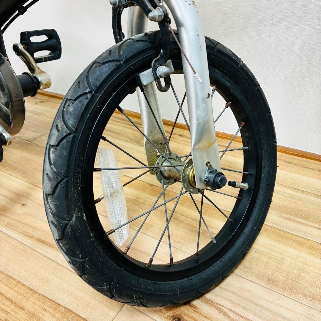 【廃盤/希少カラー】へんしんバイク　14インチ ブラック　子供用自転車
