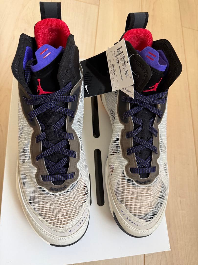 Jordan バスケットボールシューズ ホワイト/ブラック/パープル/レッド