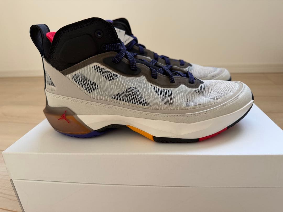 Jordan バスケットボールシューズ ホワイト/ブラック/パープル/レッド