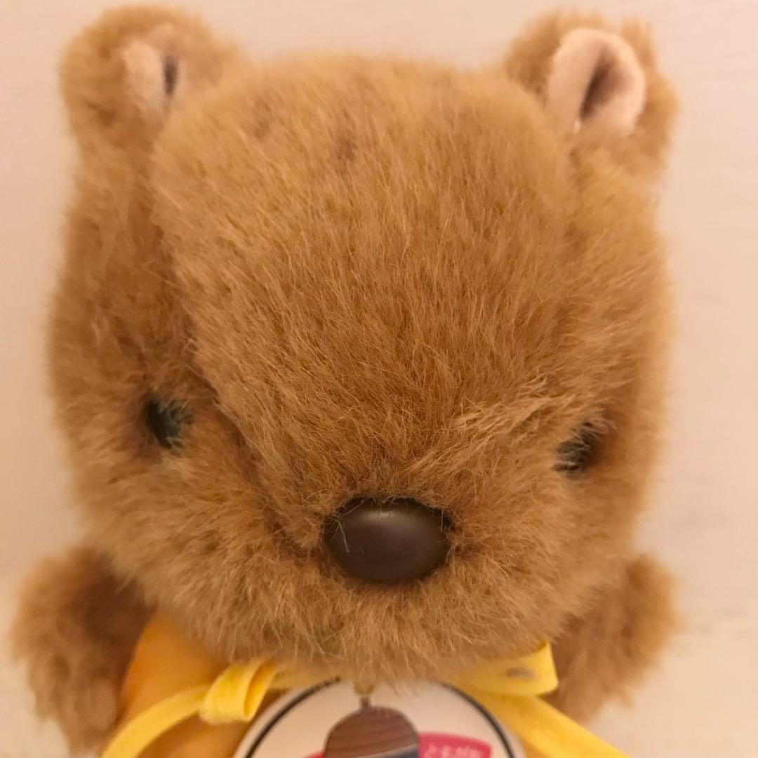 昭和レトロ ファースト社どんぐりCLUBリス クマ キツネのぬいぐるみ三体セット