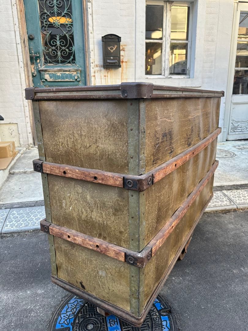 アンティーク台車　キャスター付き　レトロ