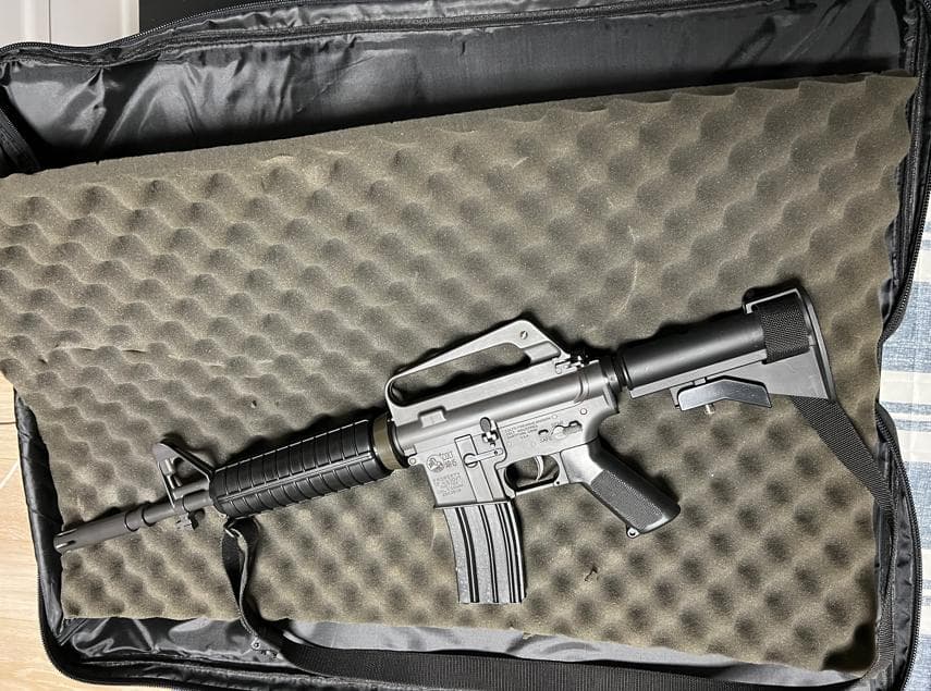 東京マルイ colt ar-15 電動ガン　バッグ付き