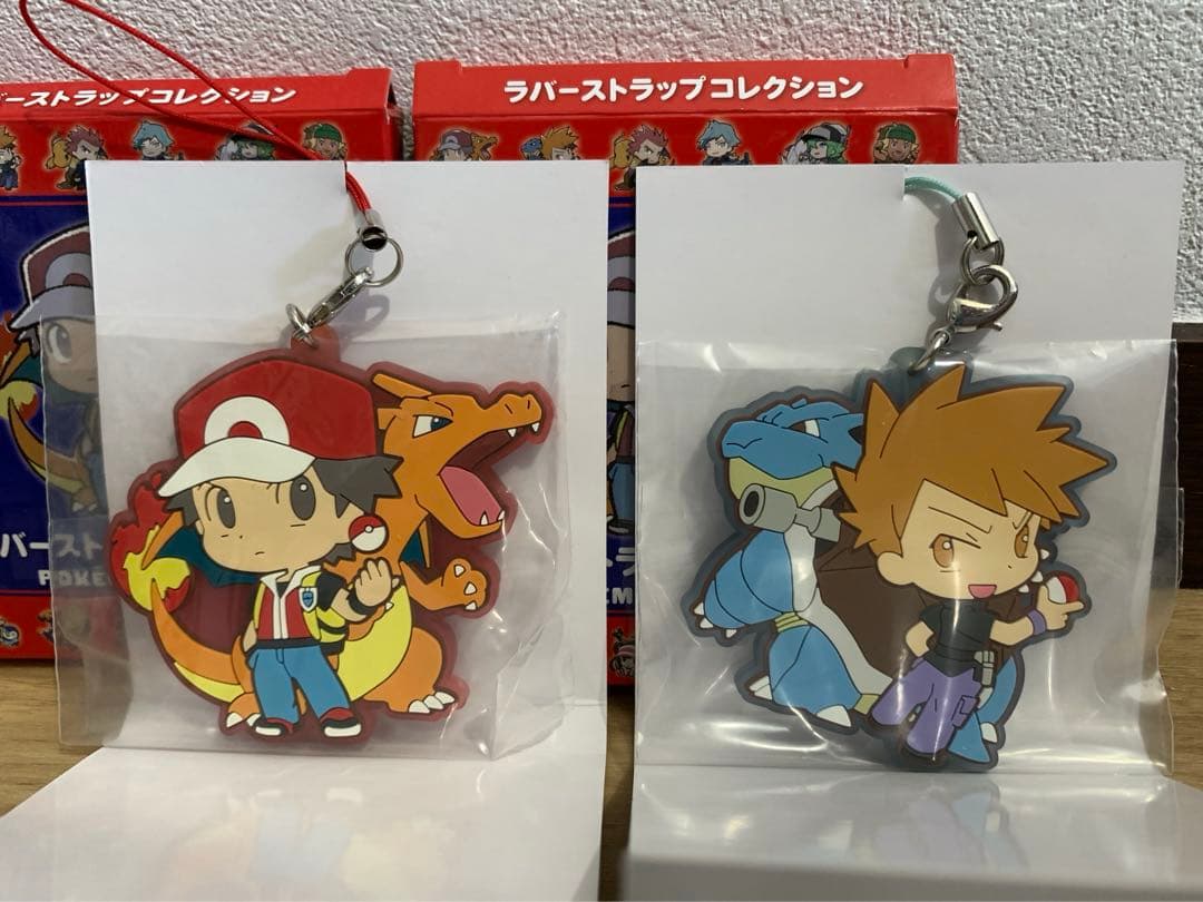 ポケモン トレーナーズ ラバーストラップ レッド グリーン