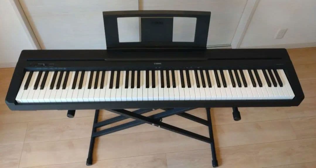 【手渡し限定】2021年製 ヤマハ P-45B Xスタンド イス 一式