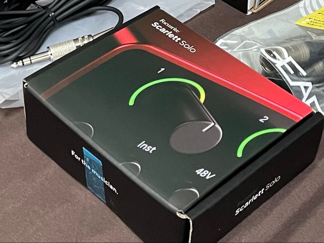 【新品】Focusrite／ScarlettSolo／オーディオインターフェース