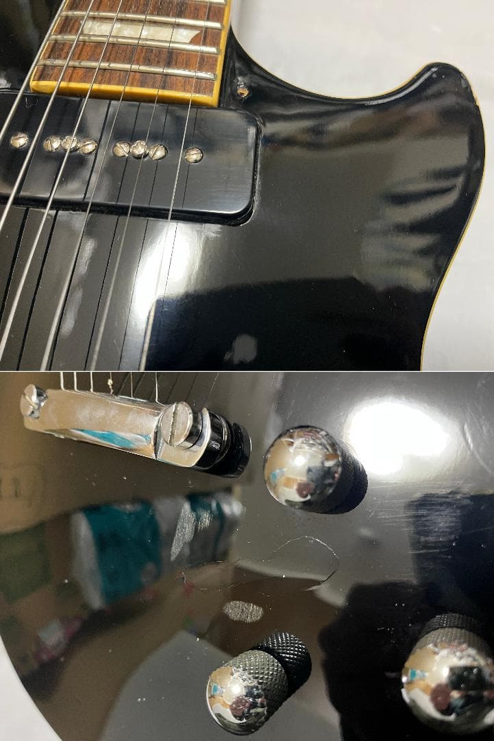 epiphone Les Paul Standerd 黒 P-90