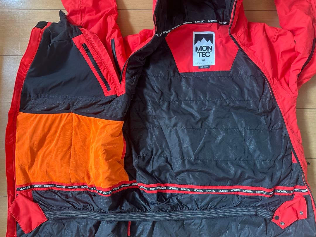 MONTEC スキー/スノーボードウェア　ジャケット　メンズ　XSサイズ