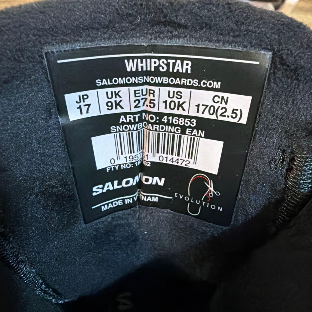 SALOMON キッズスノボブーツ(17cm)ビンディング(xsmall)セット