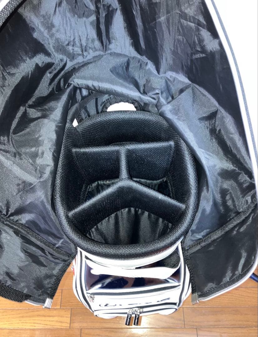 Lexus キャディバッグ ホワイト/ブルー/レッド