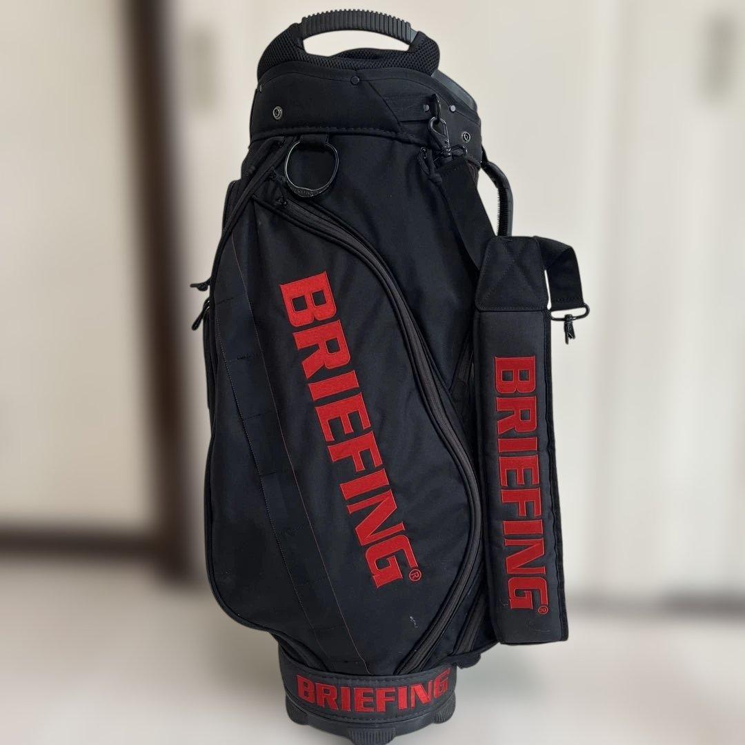 BRIEFING ブラック キャディバッグ